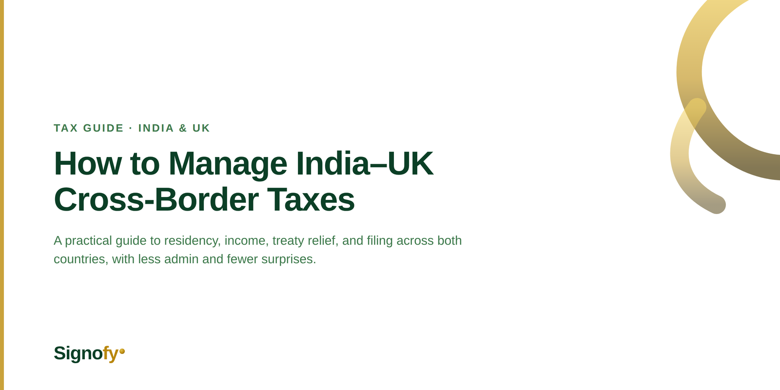 How to Manage India–UK Cross-Border Expat Taxes
