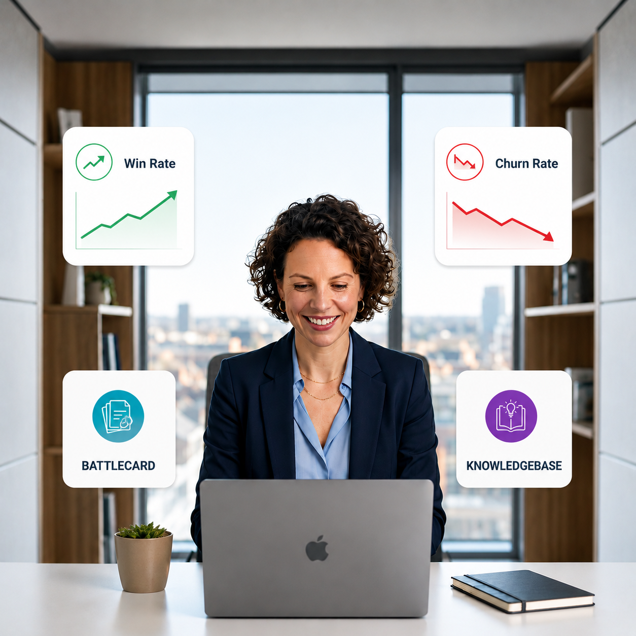 Win-Loss Platform: Win Rate, Churn Rate, Battlecard, Knowledgebase